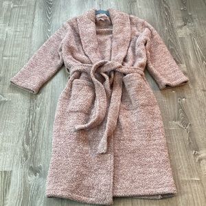 Barefoot Dreams long robe with tie